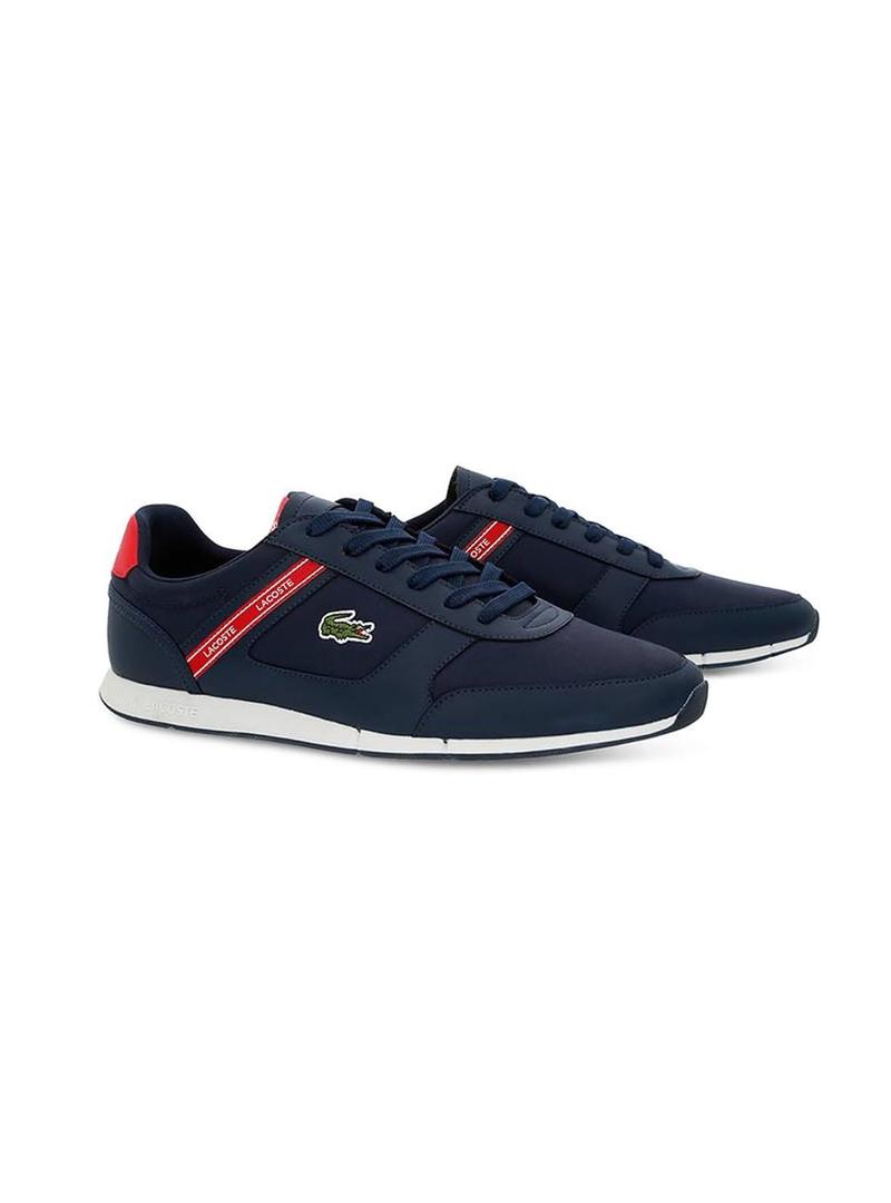 Sapato Lacoste Menerva Sport Azul Marinho Homem