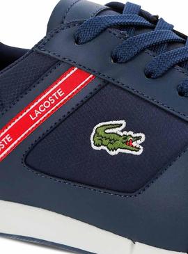 Sapato Lacoste Menerva Sport Azul Marinho Homem