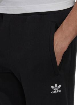 Pantalón Adidas Essentials Preto Trefoil Homem
