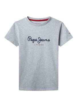 T-Shirt Pepe Jeans Art New Cinza para Menino