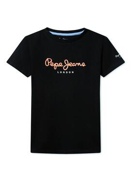 T-Shirt Pepe Jeans Art New Preto para Menino