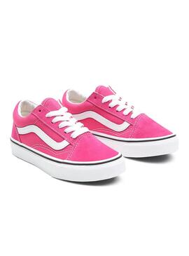 Sapatilhas Vans Old Skool Rosa para Menina