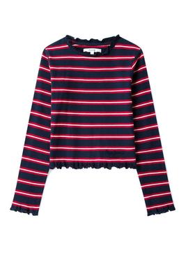 T-Shirt Pepe Jeans Tori Listras para Menina