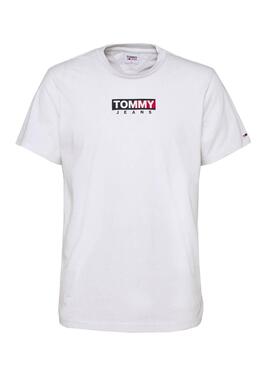 T-Shirt Tommy Jeans Entry Print Vermelho para Homem