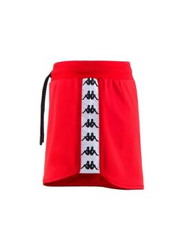 Short Kappa Anguy Vermelho Mulher