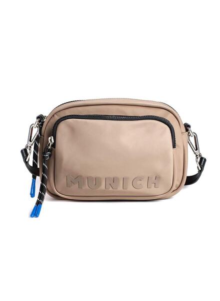 crossbody bolsa taupe