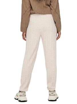 Pantalon Only New Tessa Beige para Mulher