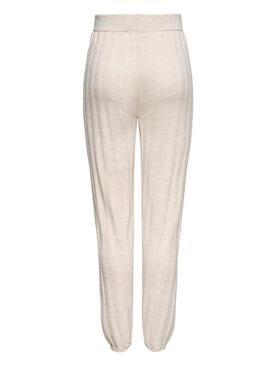 Pantalon Only New Tessa Beige para Mulher