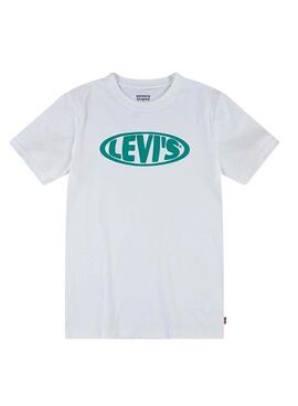 T-Shirt Levis Logo Graphic Branco para Menino