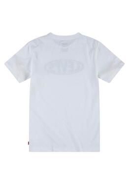 T-Shirt Levis Logo Graphic Branco para Menino