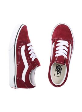 Sapatilhas Vans Old Skool Bordeaux Menino e Menina