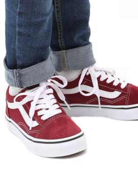 Sapatilhas Vans Old Skool Bordeaux Menino e Menina