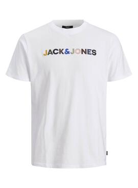 T-Shirt Jack Jones Blablandon Branco para Homem