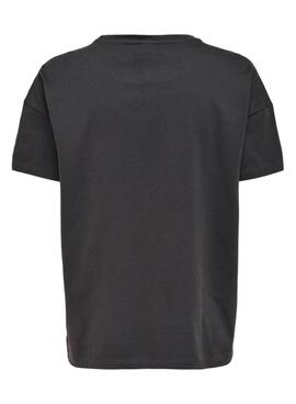 T-Shirt Only Disney Mickey Mouse Cinza para Mulher