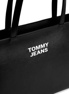 Bolsa Tommy Jeans Essential PU Tote Preto Mulher