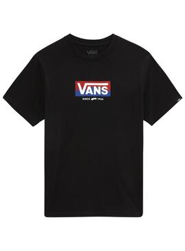 T-Shirt Vans Easy Logo Preto para Menino