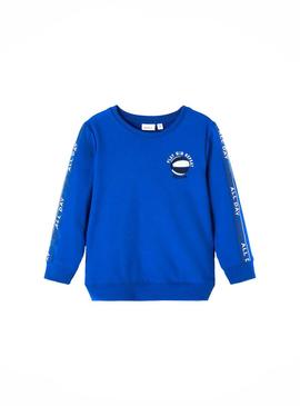 Sweat Name It Loui Azul para Menino