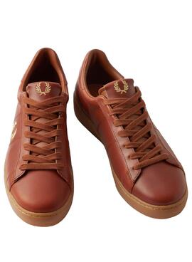 Sapatilhas Fred Perry Spencer Marron para Homem