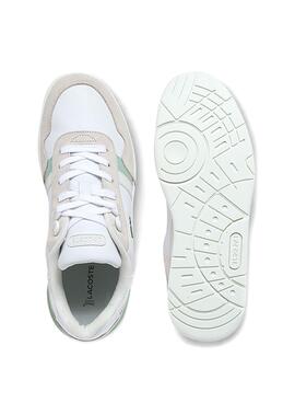 Sapatilhas Lacoste T-Clip Leather Branco para Mulher