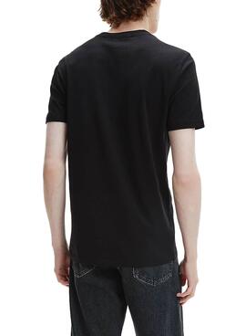 T-Shirt Calvin Klein Jeans Monogram Preto