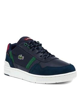 Sapatilhas Lacoste T-Clip Azul Marinho Piel para Homem