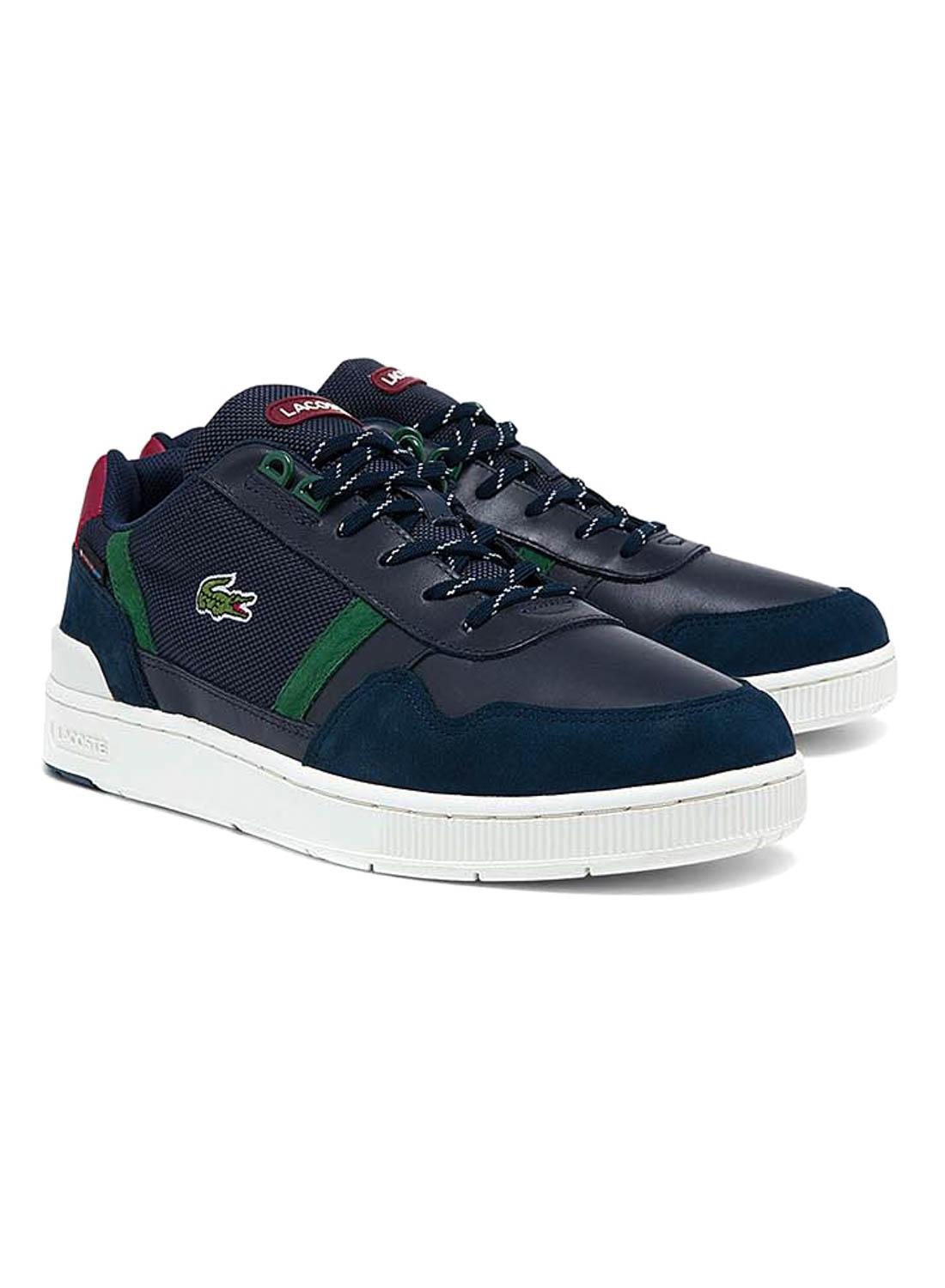 Sapatilhas Lacoste T-Clip Azul Marinho Piel para Homem