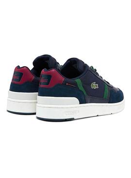 Sapatilhas Lacoste T-Clip Azul Marinho Piel para Homem