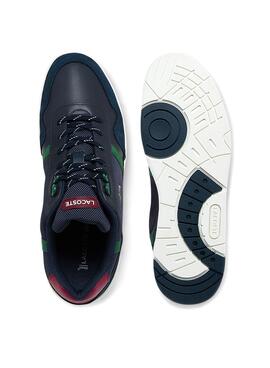 Sapatilhas Lacoste T-Clip Azul Marinho Piel para Homem