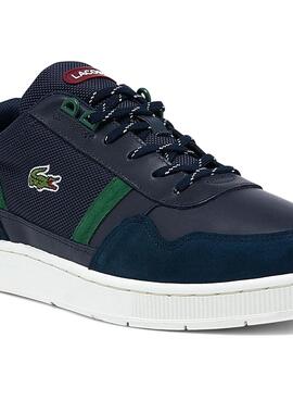 Sapatilhas Lacoste T-Clip Azul Marinho Piel para Homem