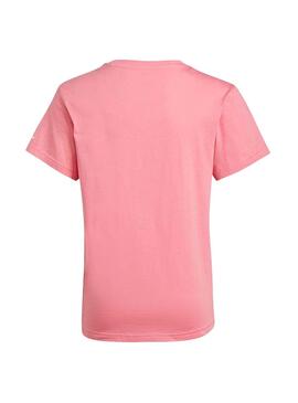 T-Shirt Adidas Adicolor Rosa para Menina
