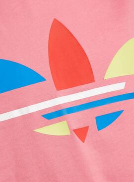 T-Shirt Adidas Adicolor Rosa para Menina