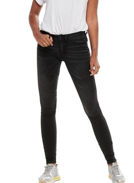 Jeans Only Royal Preto para Mulher
