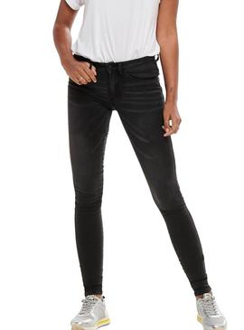 Jeans Only Royal Preto para Mulher