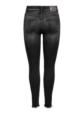 Jeans Only Blush Preto para Mulher