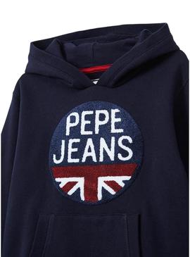 Sweat Pepe Jeans Alexander Azul Marinho para Menino