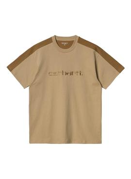 T-Shirt Carhartt Tonare Camel para Homem