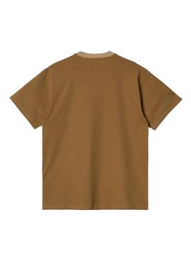 T-Shirt Carhartt Tonare Camel para Homem