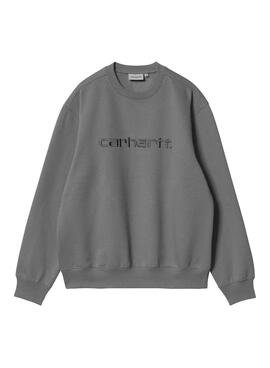 Sweat Carhartt Basic Cinza para Homem