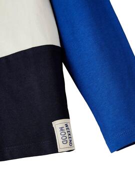 T-Shirt Name It Narlos Azul para Menino