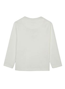 T-Shirt Mayoral M/L Branco para Menino