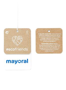 T-Shirt Mayoral M/L Branco para Menino