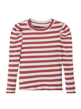 T-Shirt Name It Namilla Vermelho para Menina