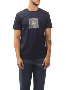 T-Shirt Klout Isobaras Azul Marinho para Homem