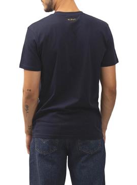 T-Shirt Klout Isobaras Azul Marinho para Homem