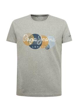 T-Shirt Pepe Jeans Sacha Gray Marl para Homem