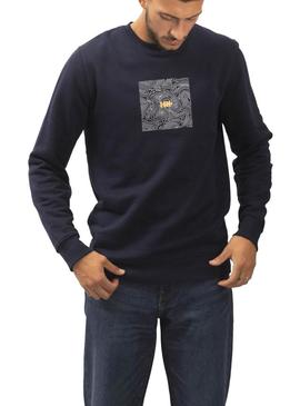 Sweat Klout Isobaras Azul Marinho para Homem