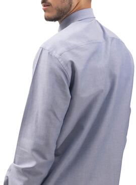 Camisa Klout Ceo Azul para Homem