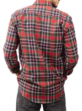 Camisa Klout Royal Stewart Vermelho para Homem