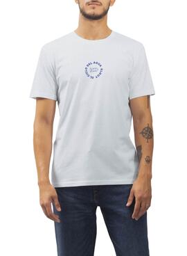 T-Shirt Klout Water Cycle Branco para Homem