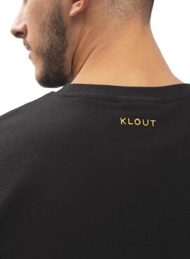 T-Shirt Klout Basic Organic Cotton Preto